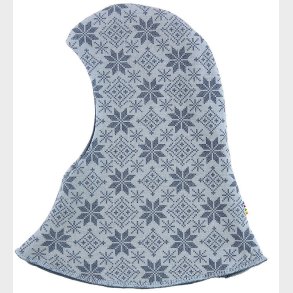 Joha Elefanthue - 2-lags - Uld - Lysebl m. Stjerner