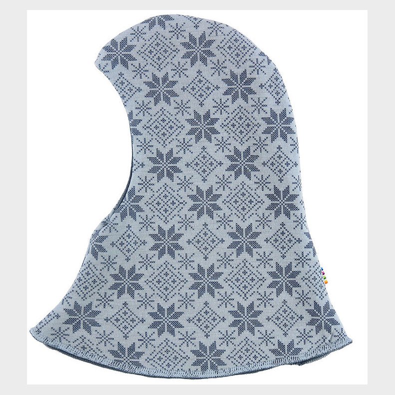 Joha Elefanthue - 2-lags - Uld - Lysebl m. Stjerner