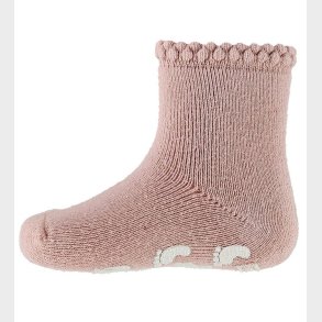 Condor Strmper m. Antiskrid - Lys Rosa