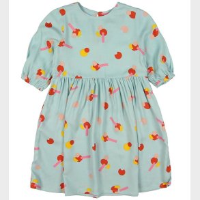 Stella McCartney Kids Kjole - Viskose - Mint m. Mnster