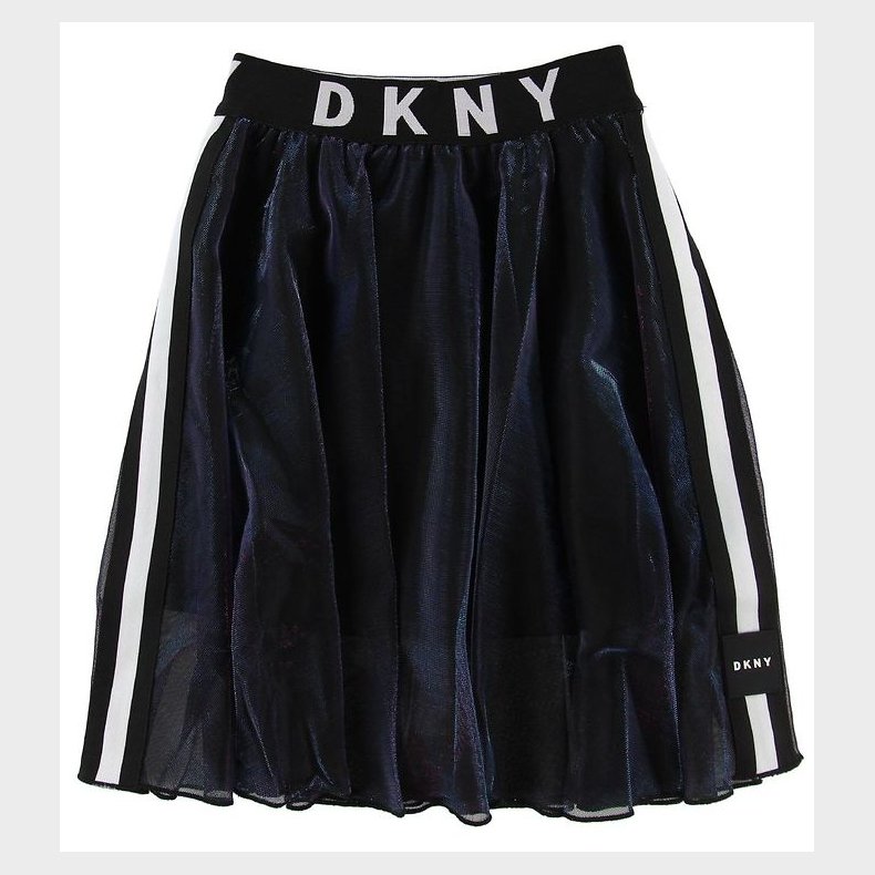 DKNY Nederdel - Sort/Holografisk m. Logo
