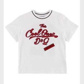 Dolce & Gabbana T-shirt - Millennials - Hvid m. Tekst