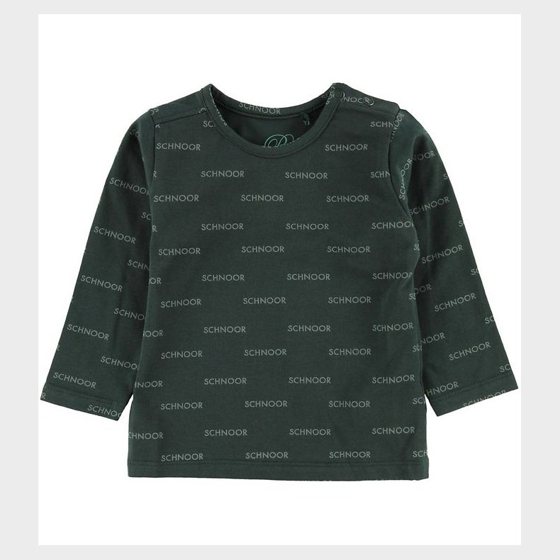 Petit by Sofie Schnoor Bluse - Jersey - Grn m. Logoer