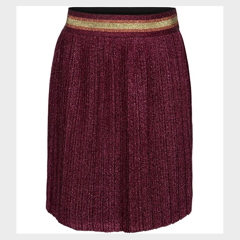 Petit by Sofie Schnoor Nederdel - Fiippa - Bordeaux m. Glimmer