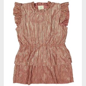 En Fant Kjole - Plisse - Rosa