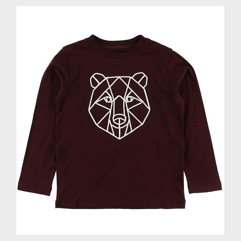 Emporio Armani Bluse - Bordeaux m. Bjrn