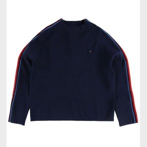 Tommy Hilfiger Bluse - Navy m. Stribe