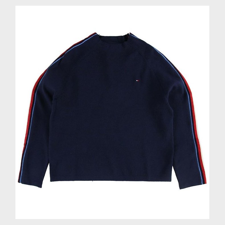 Tommy Hilfiger Bluse - Navy m. Stribe