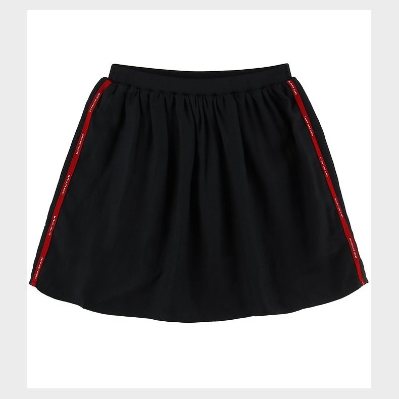 Calvin Klein Nederdel - Sort m. Rd Stribe