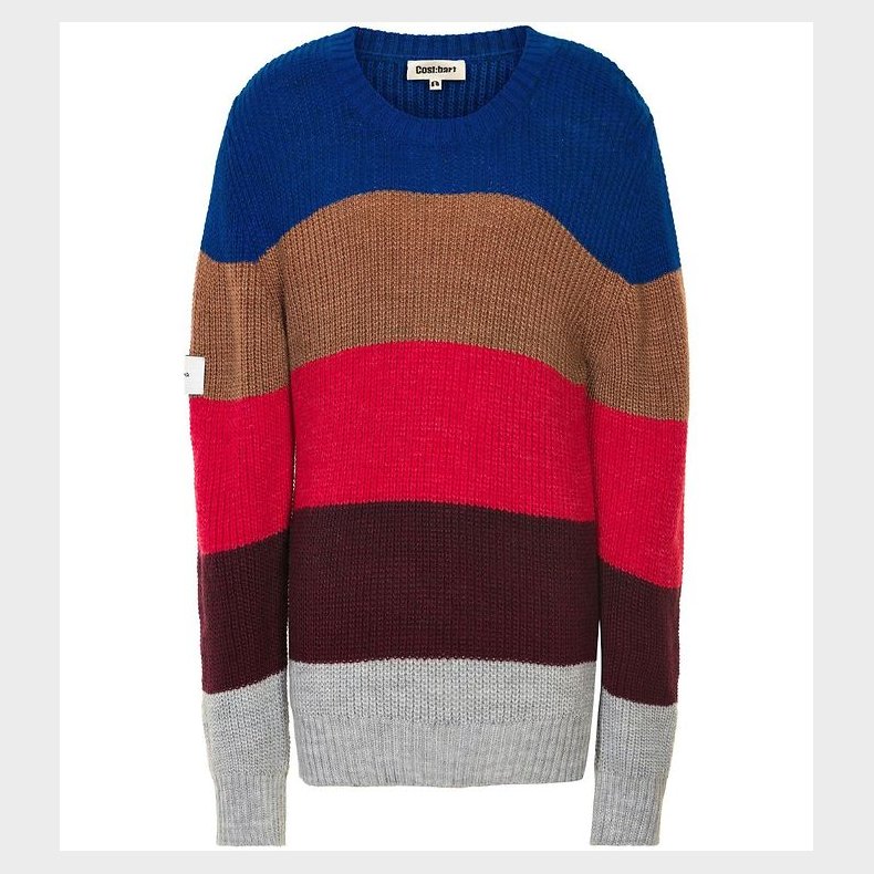 Cost:Bart Bluse - Strik - Gauge - Light Grey Melange