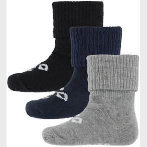 Hummel Strmper - HMLSora - 3-pak - Sort/Navy/Grmeleret