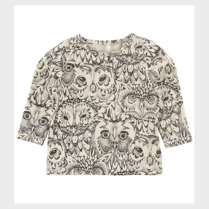 Soft Gallery Bluse - Bella - Creme m. Ugler