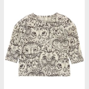 Soft Gallery Bluse - Bella - Creme m. Ugler