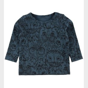 Soft Gallery Bluse - Bella - Orion Blue m. Ugler