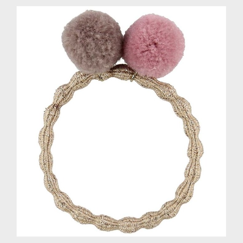 Kknekki H�relastik - Guld Glimmer m. Pompon