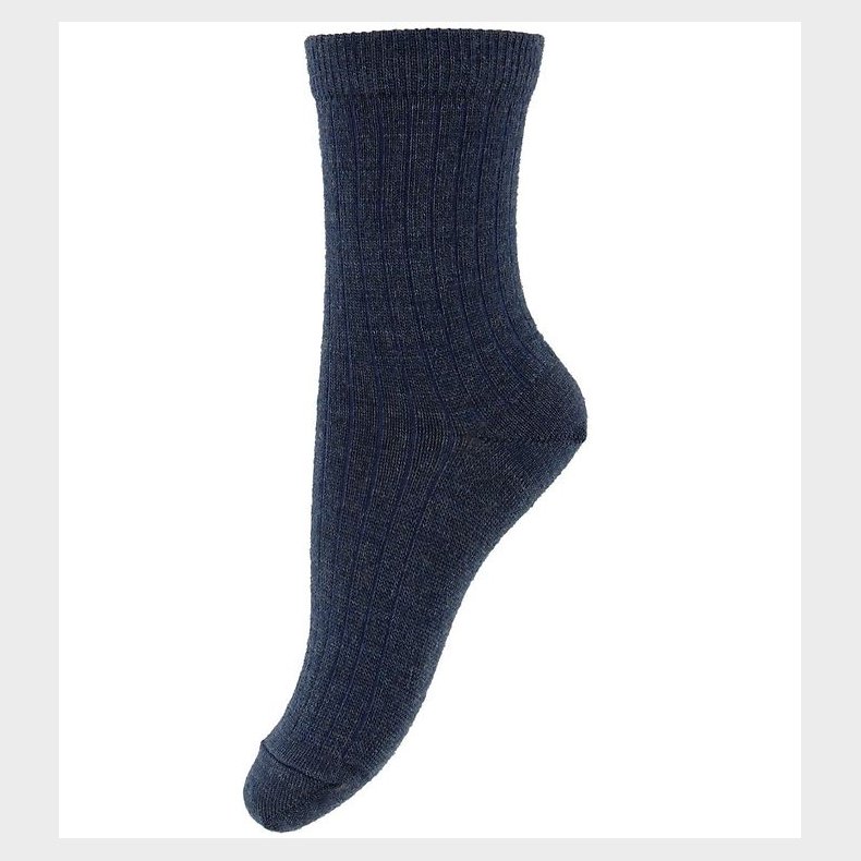 MP Strmper - Uld - Navymeleret