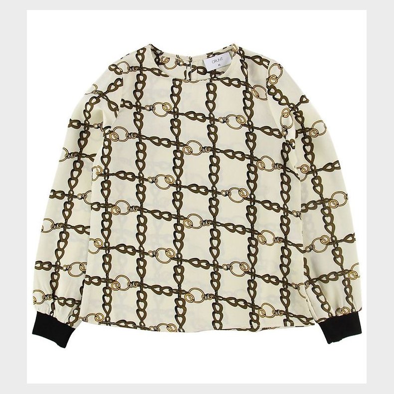 Grunt Bluse - Alyssa - White Chain