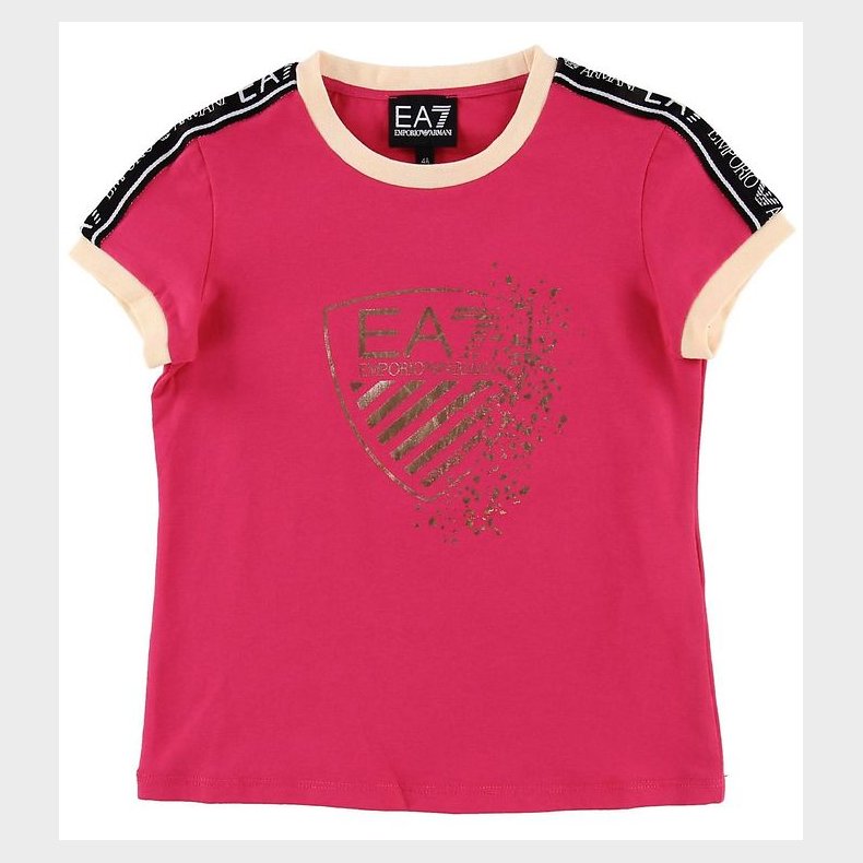EA7 T-shirt - Pink m. Print/Logostribe
