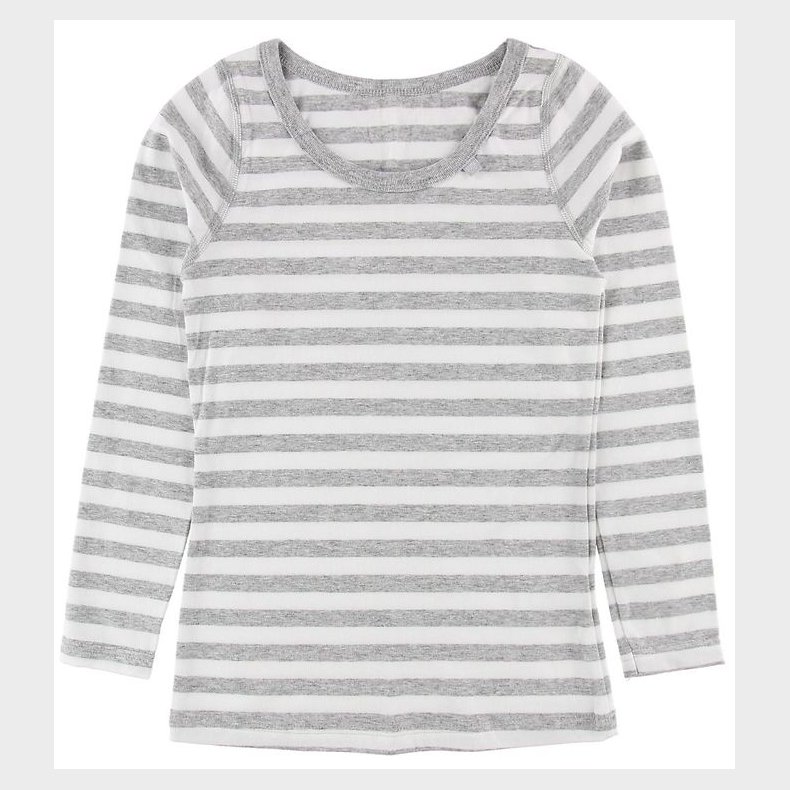 Say-So Bluse - Gr�meleret/Hvidstribet