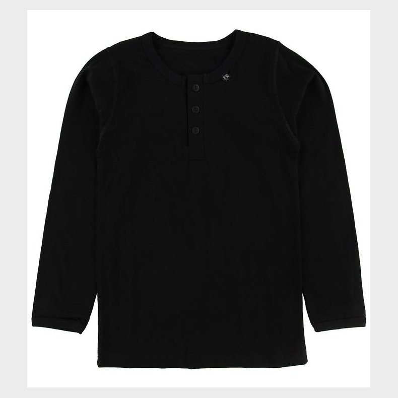 Say-So Bluse m. Knapper - Sort