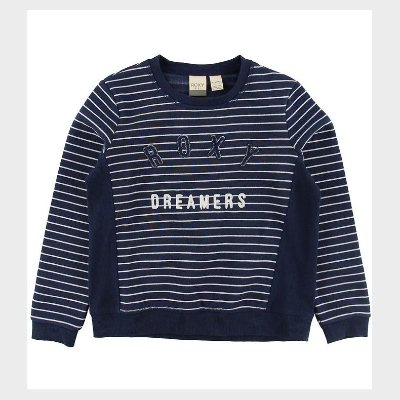 Roxy Sweatshirt - Navy m. Striber/Logo