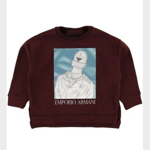 Emporio Armani Sweatshirt - Bordeaux m. Print
