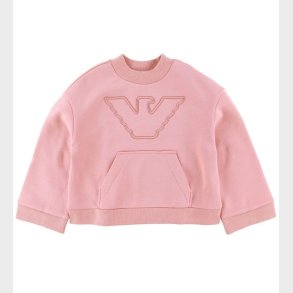 Emporio Armani Sweatshirt - Rosa Mayfair m. Logo