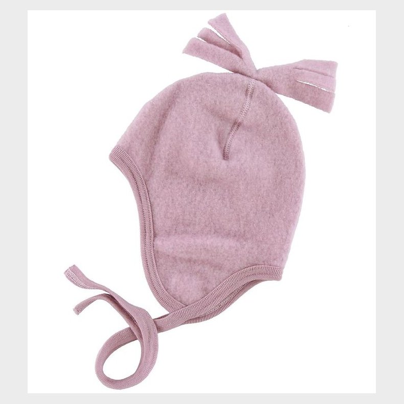 Engel Babyhjelm - Uld - Meleret Rosa