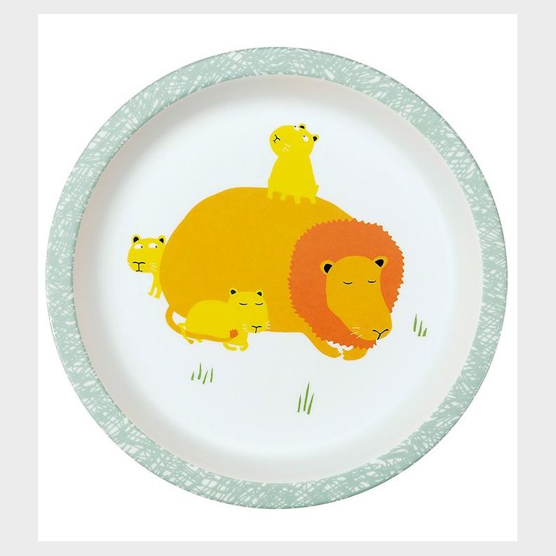 Petit Jour Paris Tallerken - Melamin - Hvid m. Lver