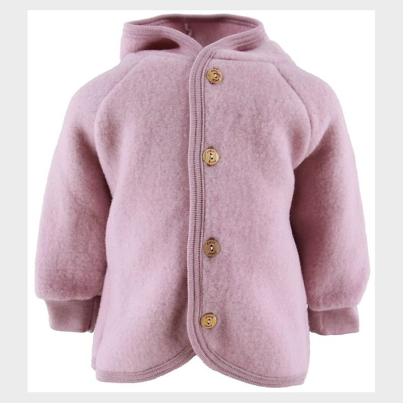 Engel Cardigan - Uld - Meleret Rosa