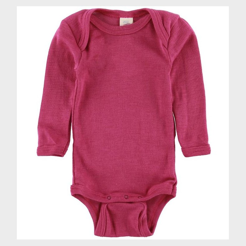 Engel Body l/ - Uld/Silke - Raspberry