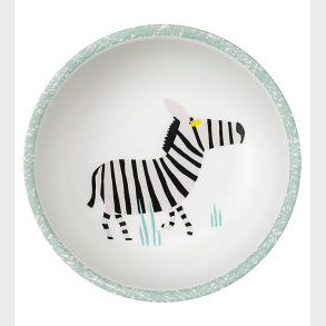 Petit Jour Paris Sk�l - Melamin - Hvid m. Zebra