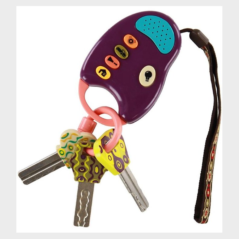 B. toys Legetjsngler - FunKeys - Lilla