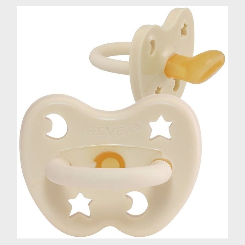 Hevea Sut - 3-36 mdr - Stjerne/Mne - Naturgummi - Milky White