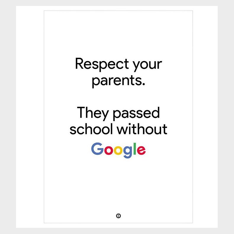 Citatplakat Plakat - B2 - Google