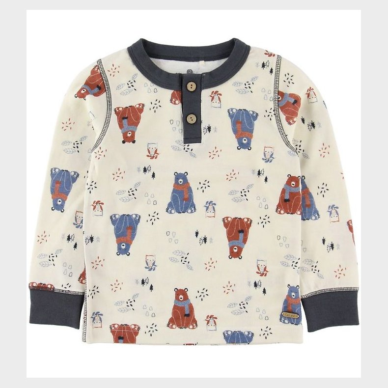 CeLaVi Bluse - Uld/Bambus - Asphalt