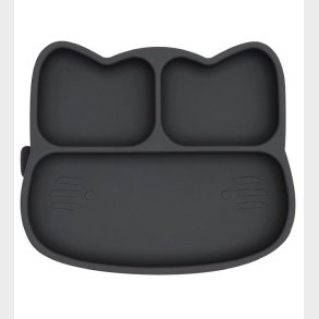 We Might Be Tiny Tallerken - Silikone - 3 Rum - Kat - Charcoal