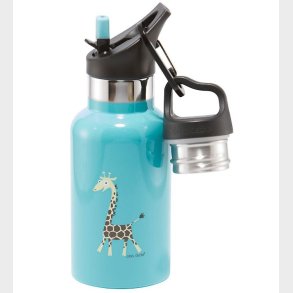 Carl Oscar Termoflaske - TEMPflask - 350 ml - Turquoise Giraffe