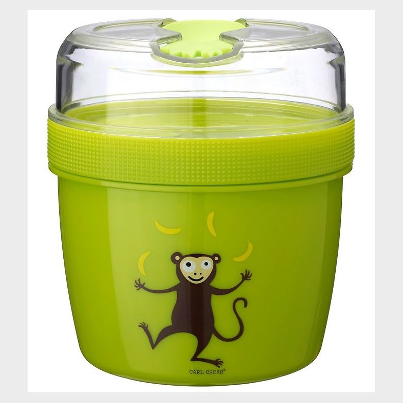 Carl Oscar Madbox m. Kleelement - 13 cm - Lime Monkey
