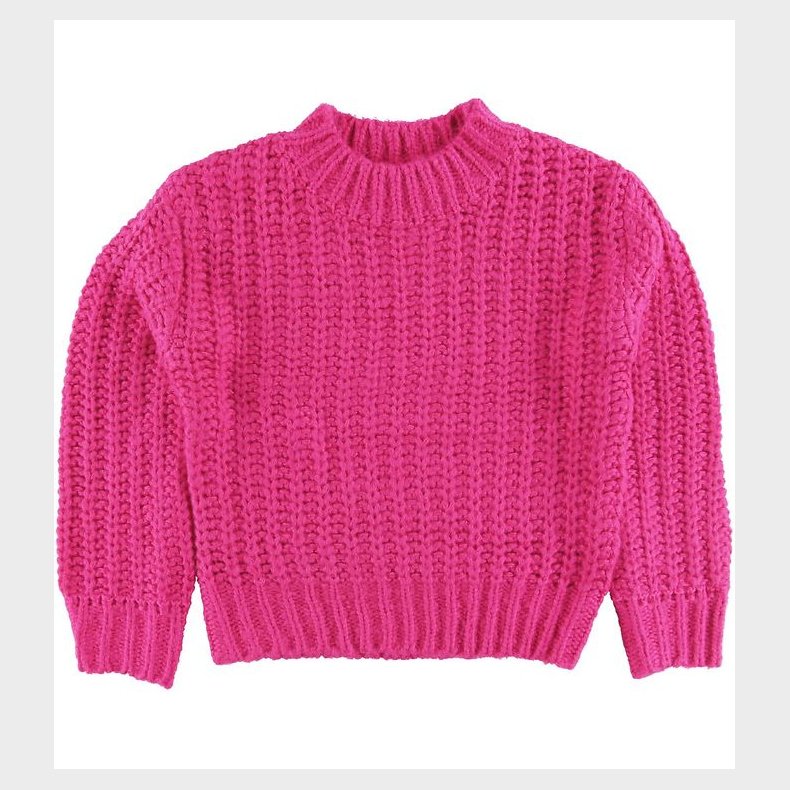 Grunt Bluse - Cathy - Strik - Pink