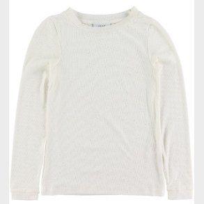 Grunt Bluse - Adoette - Hvid m. Glimmer