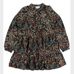 Grunt Kjole - Jessi - Black Flower