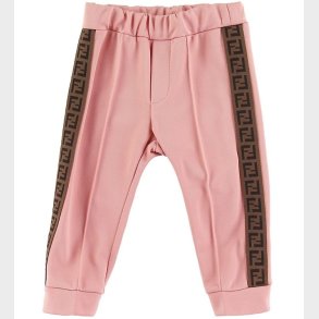 Fendi Bukser - Rosa m. Logostribe