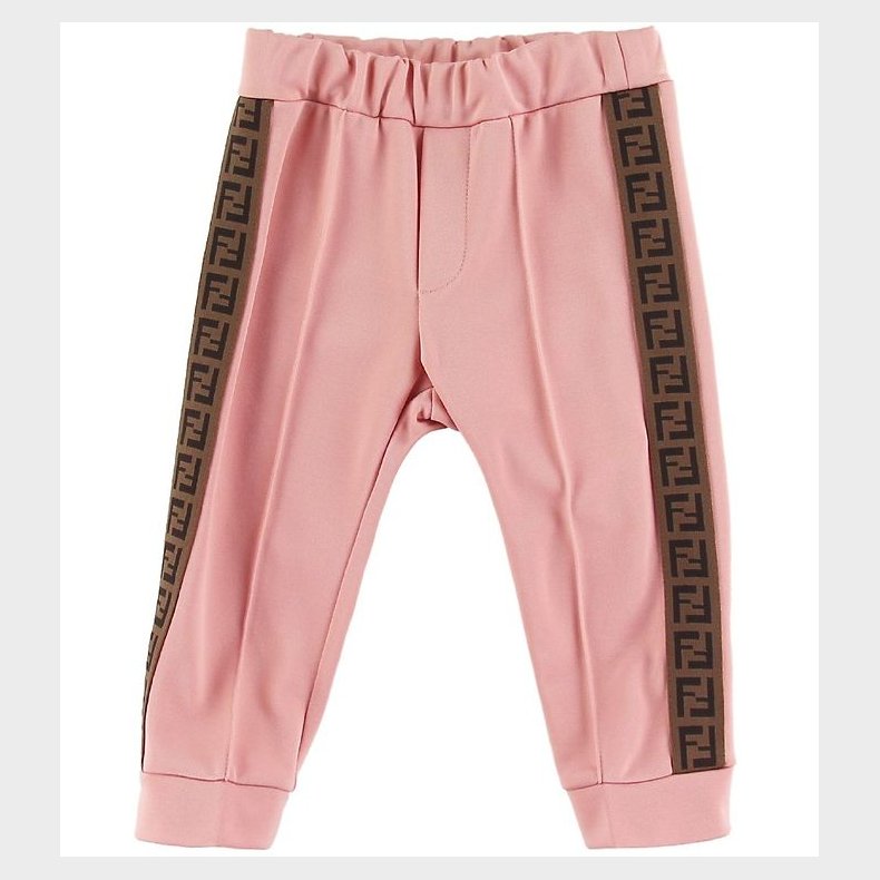 Fendi Bukser - Rosa m. Logostribe