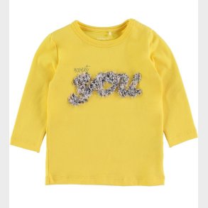 Name It Bluse - NbfFlavia - Aspen Gold m. Blomster