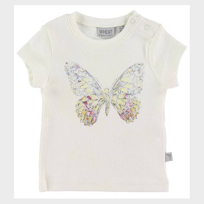 Wheat T-shirt - Butterfly - Ivory