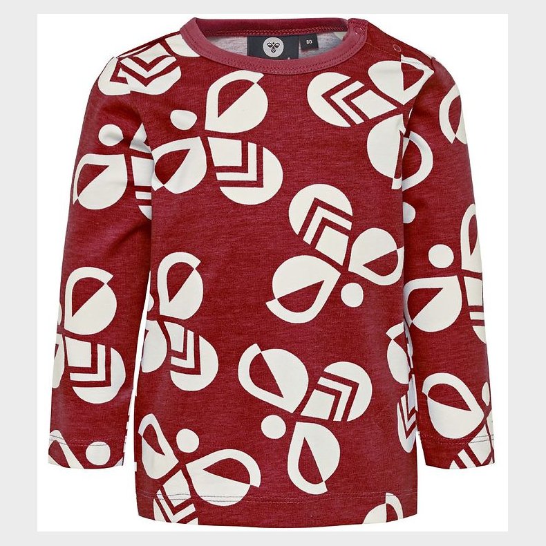 Hummel Bluse - HMLCharlie - Bordeaux m. Allover Logo