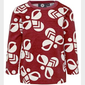 Hummel Bluse - HMLCharlie - Bordeaux m. Allover Logo