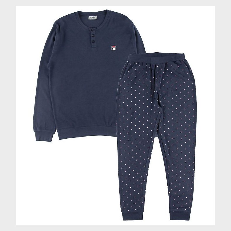 Fila Nattj - Navy m. Prikker