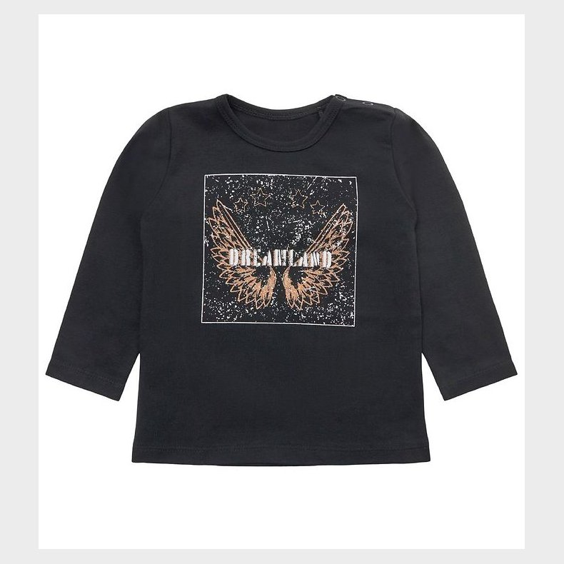 Petit by Sofie Schnoor Bluse - Elenor - Sort m. Print